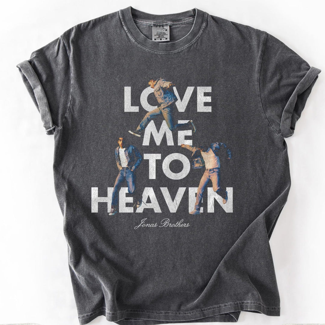 Love Me to Heaven Jonas Brothers Washed T-Shirt
