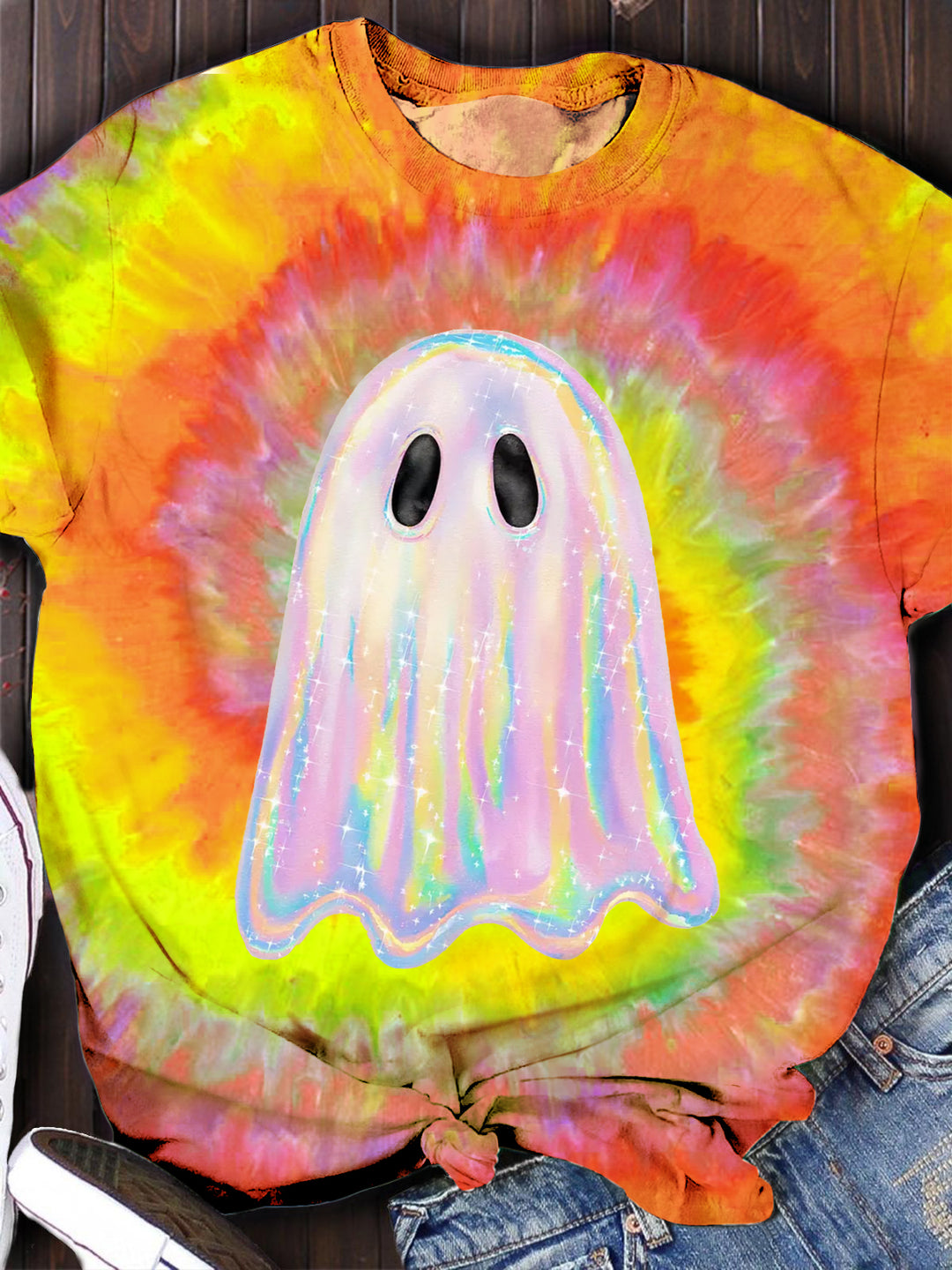 Viral Ghost Crew Neck T-shirt