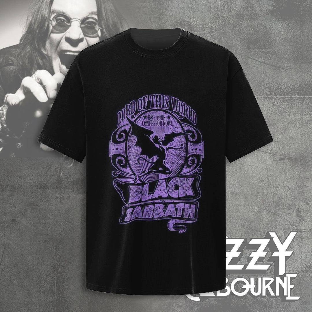 The Prince of Darkness Ozzy Osbourne Crew Neck T-shirt