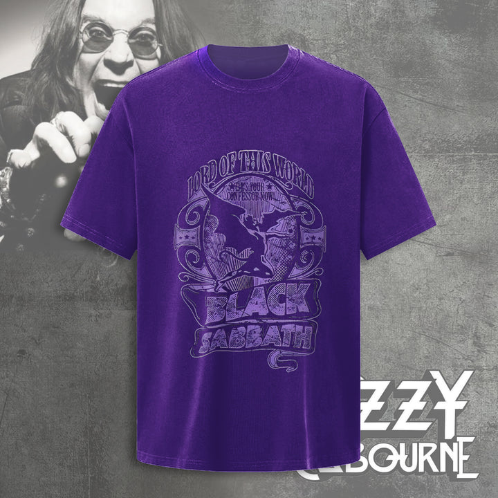 The Prince of Darkness Ozzy Osbourne Crew Neck T-shirt
