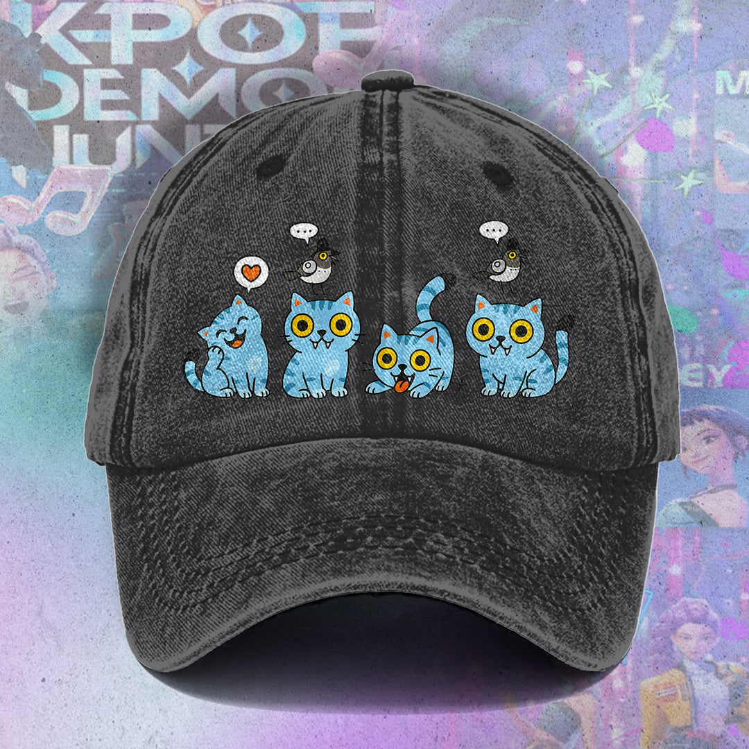 Derpy Tiger Printed Baseball Cap