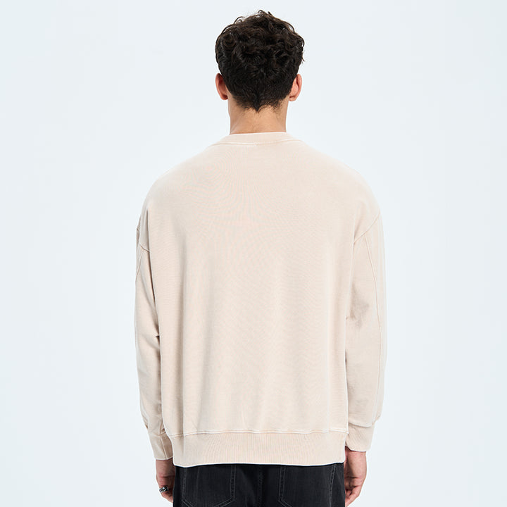 Cat Sharp Gaze Washed Sweatshirt