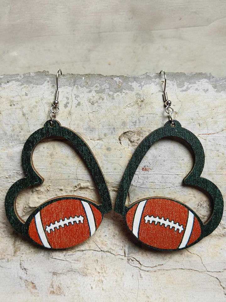 Valentine's Day Heart Sport Earrings