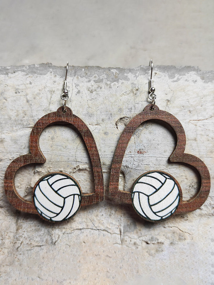 Valentine's Day Heart Sport Earrings