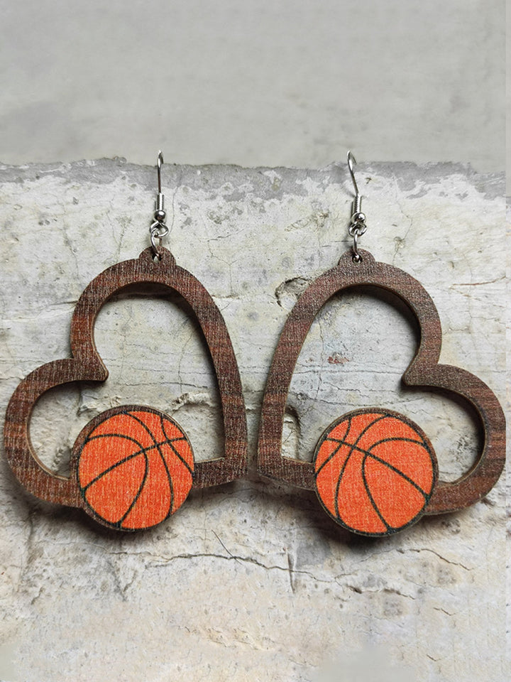 Valentine's Day Heart Sport Earrings