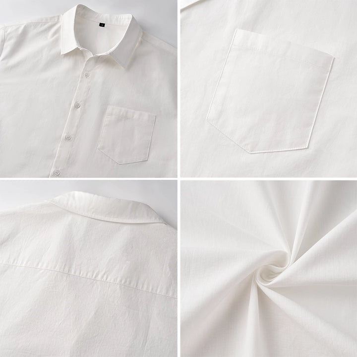 Mount Fuji Landscape With Cat Button-up Shirt