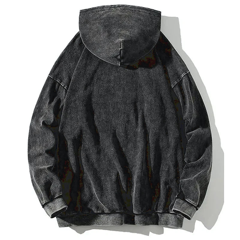 Unisex Basic Washed Hoodie