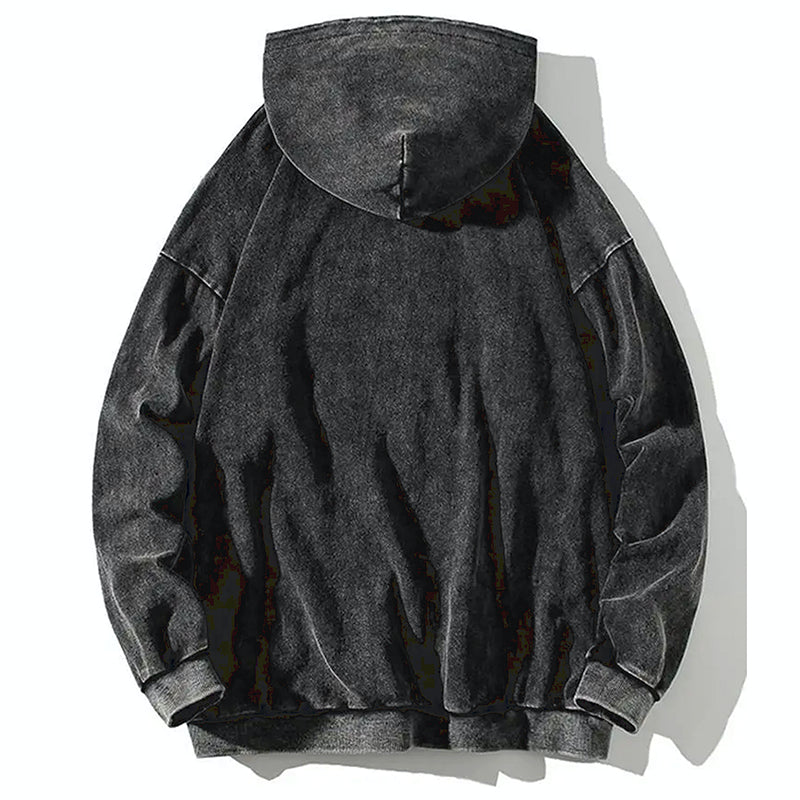 Funny Capybara Riding A Bicycle Washed Hoodie