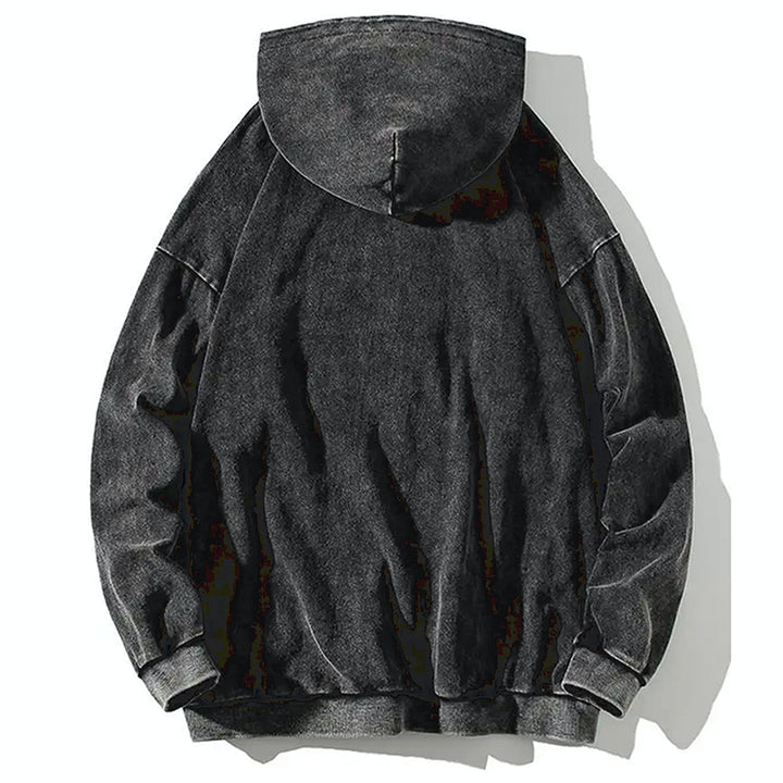 Funny Capybara Riding A Bicycle Washed Hoodie