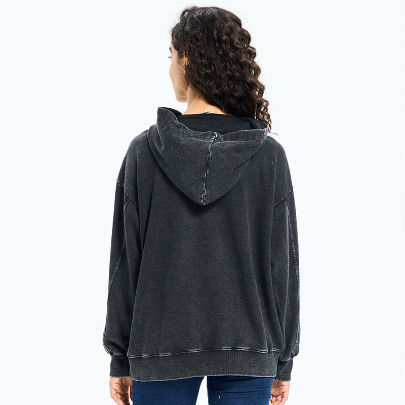 A Frog Prone To Emotional Breakdown Washed Hoodie